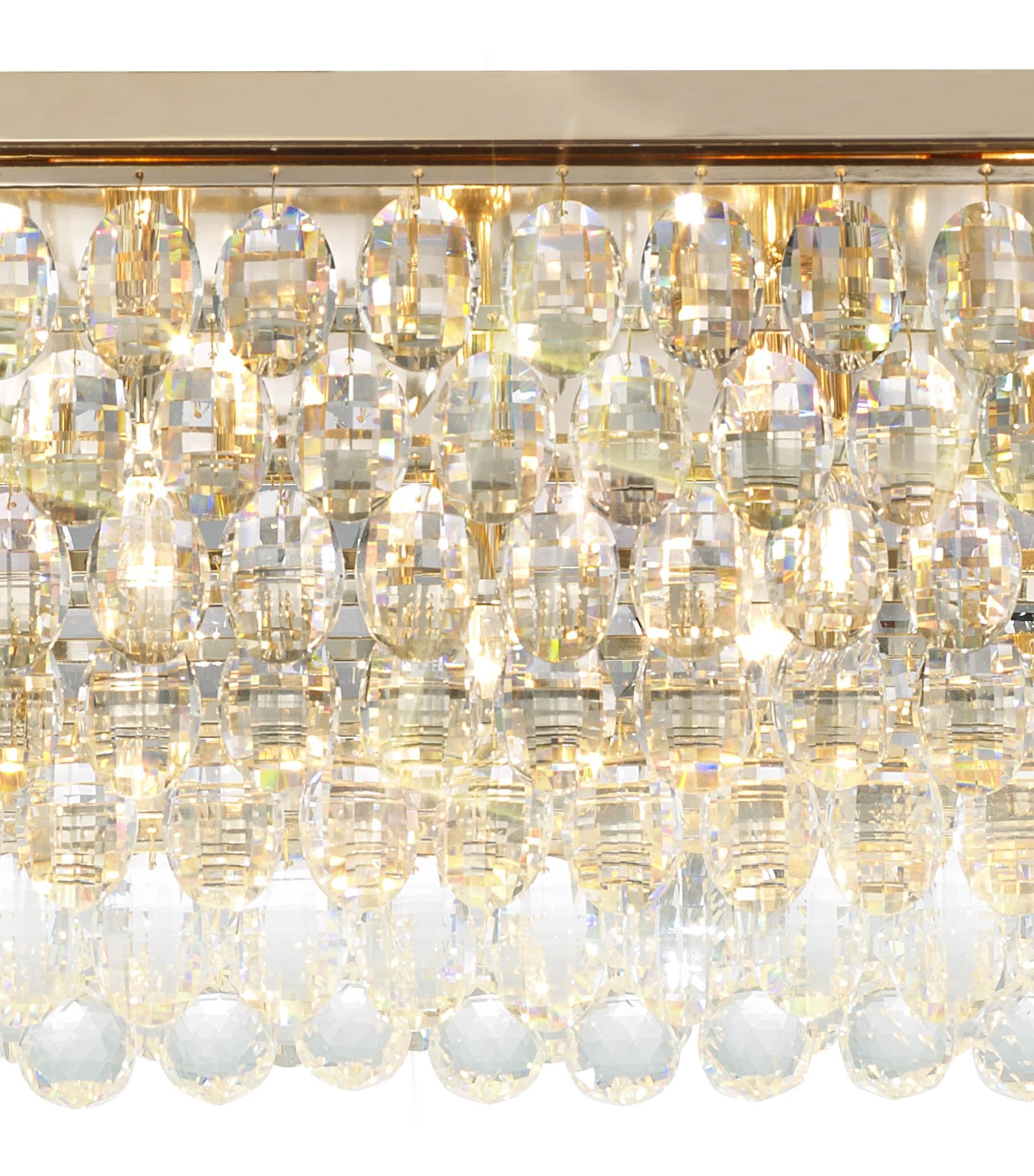 Diyas - Coniston Linear Flush Ceiling - Luminosity Designs Ltd