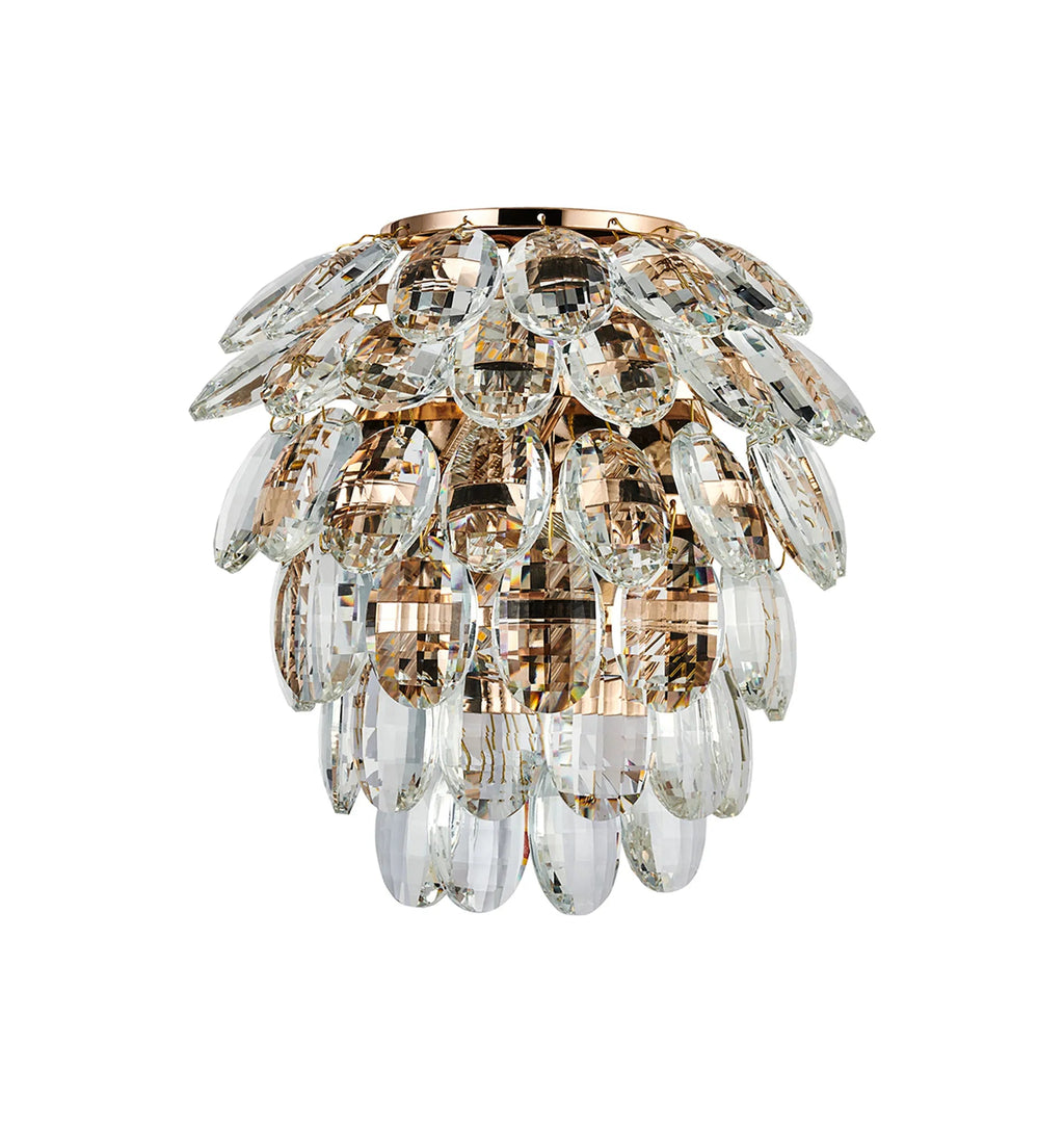 Diyas - Coniston Small Crystal IP44 Rated Bathroom Wall Light Fitting, 2 Light G9 (Diyas IL32895) - Luminosity Designs Ltd
