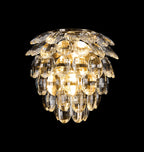Diyas - Coniston Small Crystal IP44 Rated Bathroom Wall Light Fitting, 2 Light G9 (Diyas IL32895) - Luminosity Designs Ltd