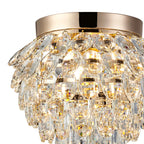 Diyas - Coniston Small Crystal IP44 Rated Flush Bathroom Light Fitting, 3 Light G9 (Diyas IL32897) - Luminosity Designs Ltd