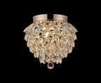 Diyas - Coniston Small Crystal IP44 Rated Flush Bathroom Light Fitting, 3 Light G9 (Diyas IL32897) - Luminosity Designs Ltd