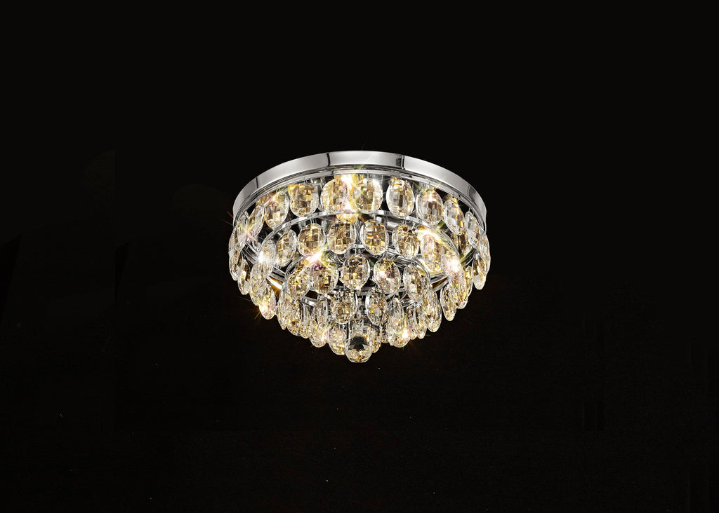 Diyas - Coniston Small Flush Ceiling - Luminosity Designs Ltd