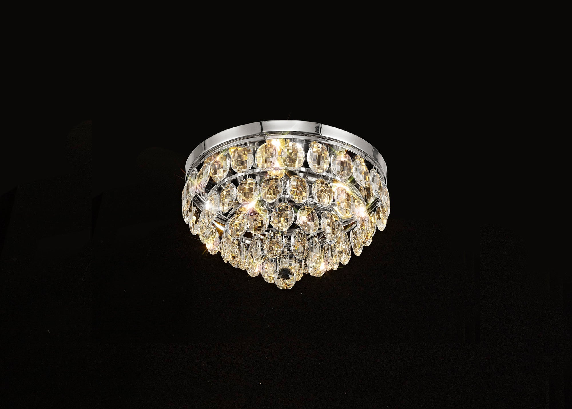 Diyas - Coniston Small Flush Ceiling - Luminosity Designs Ltd