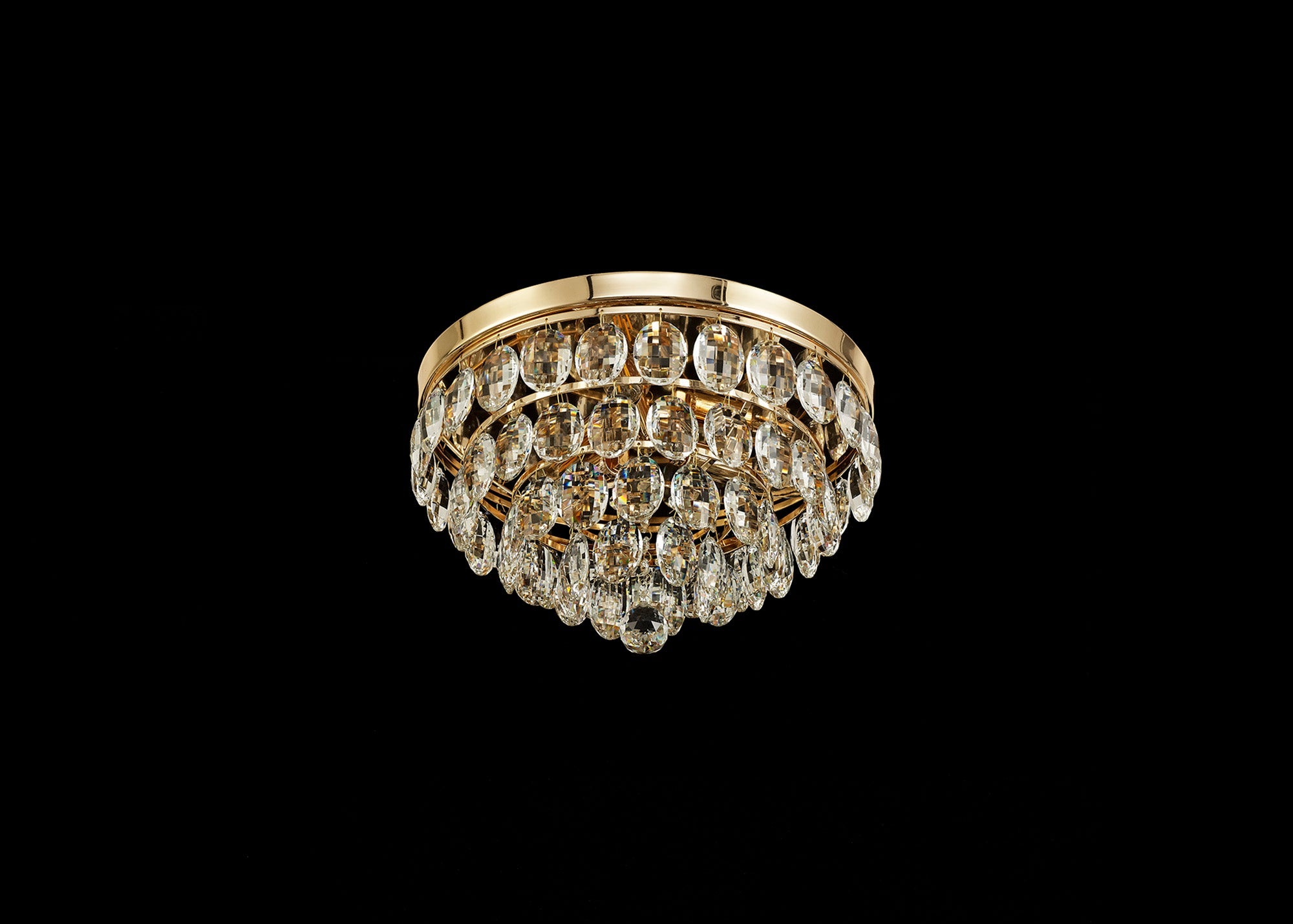 Diyas - Coniston Small Flush Ceiling - Luminosity Designs Ltd