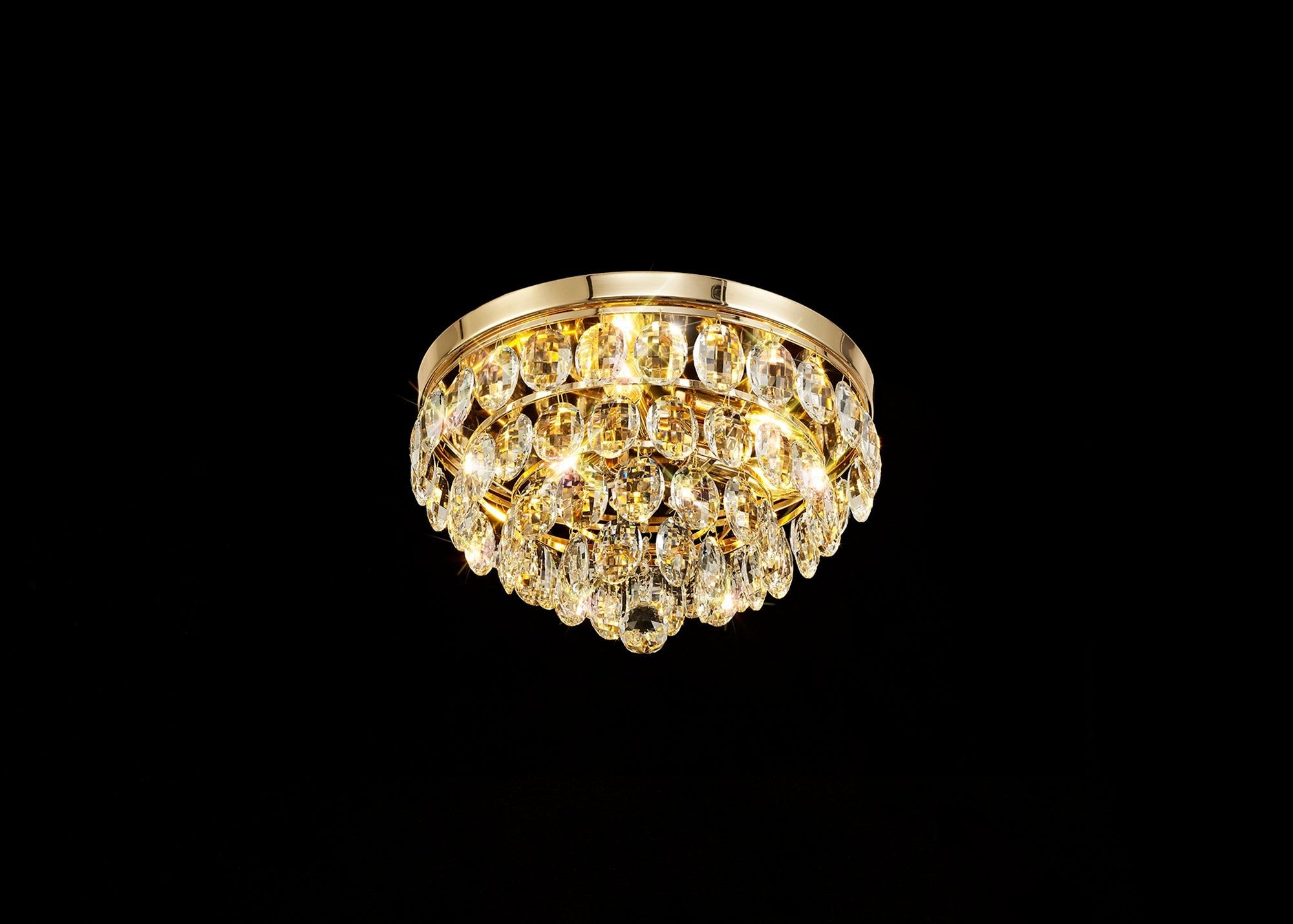 Diyas - Coniston Small Flush Ceiling - Luminosity Designs Ltd