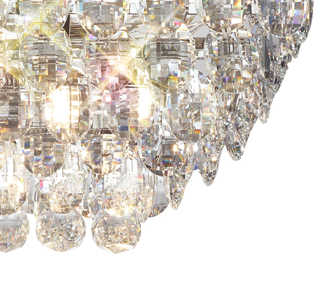 Diyas - Coniston Small Linear Flush Ceiling Light - Luminosity Designs Ltd