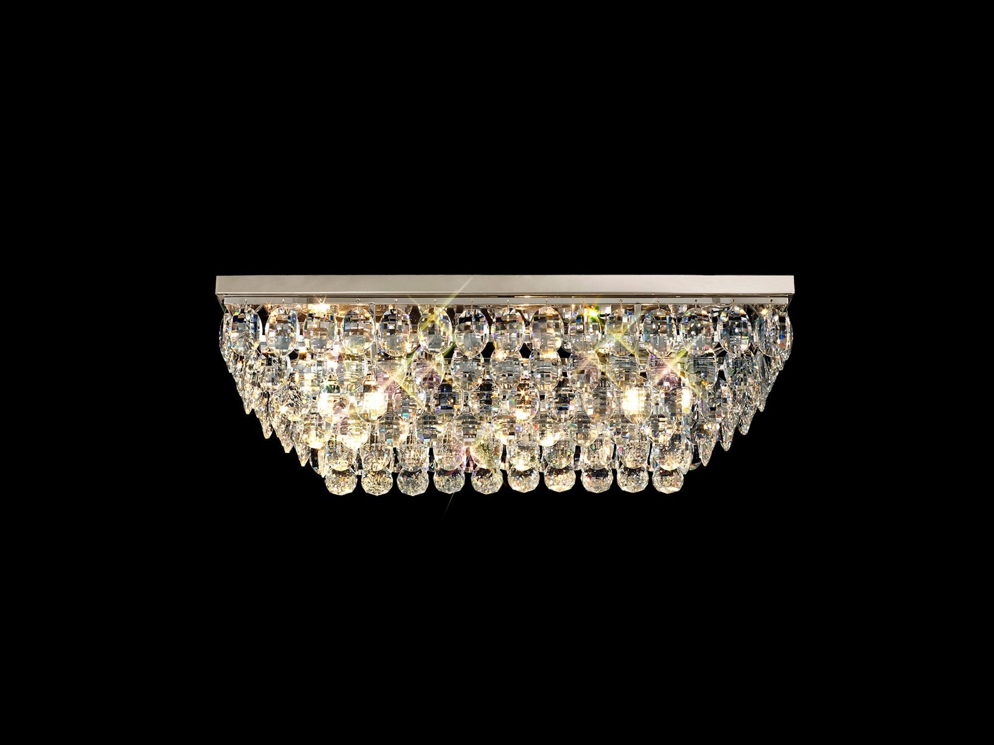 Diyas - Coniston Small Linear Flush Ceiling Light - Luminosity Designs Ltd