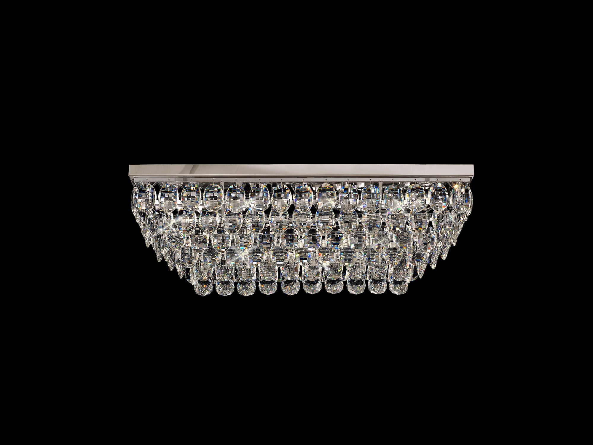Diyas - Coniston Small Linear Flush Ceiling Light - Luminosity Designs Ltd
