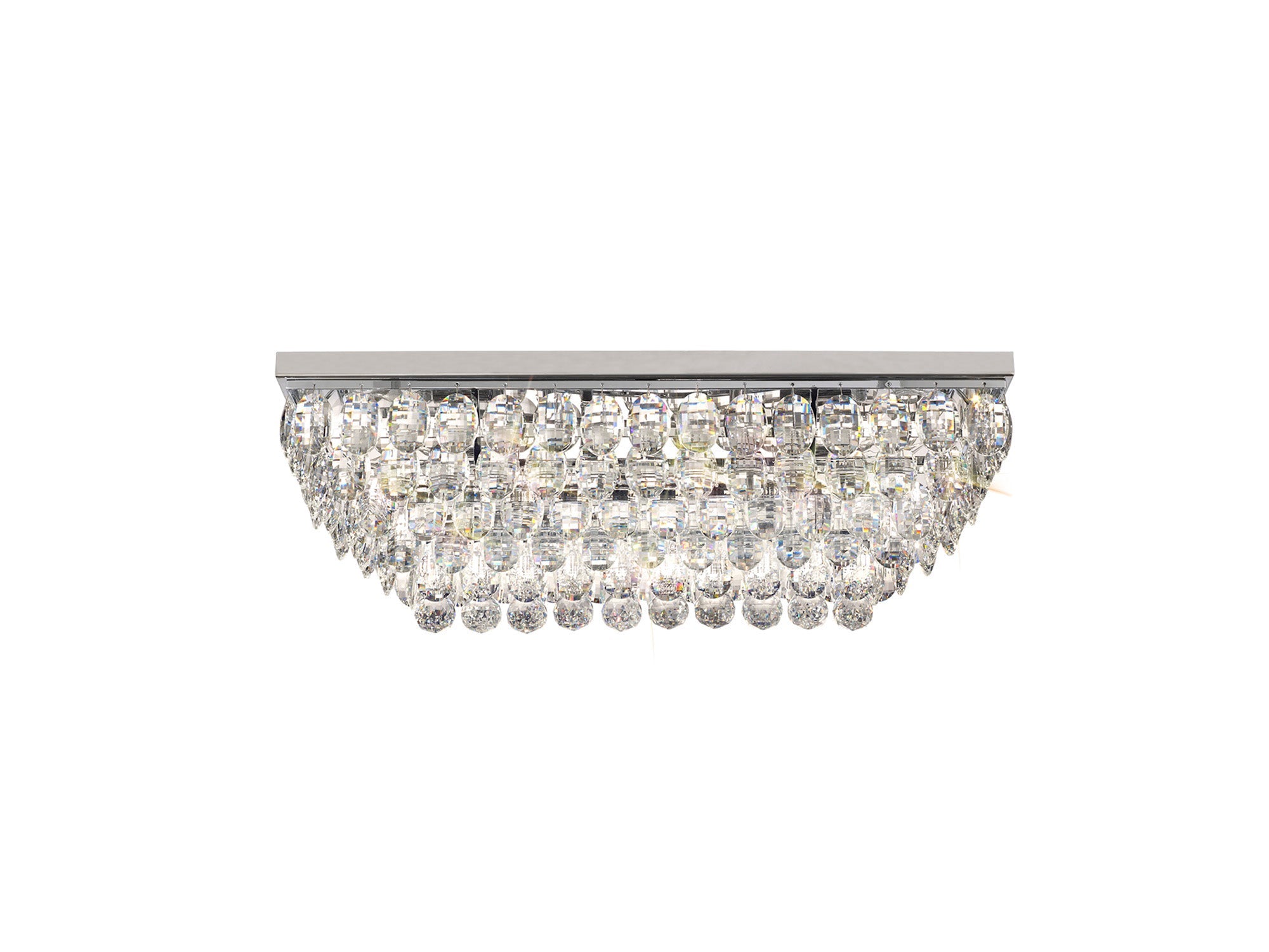 Diyas - Coniston Small Linear Flush Ceiling Light - Luminosity Designs Ltd