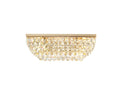 Diyas - Coniston Small Linear Flush Ceiling Light - Luminosity Designs Ltd