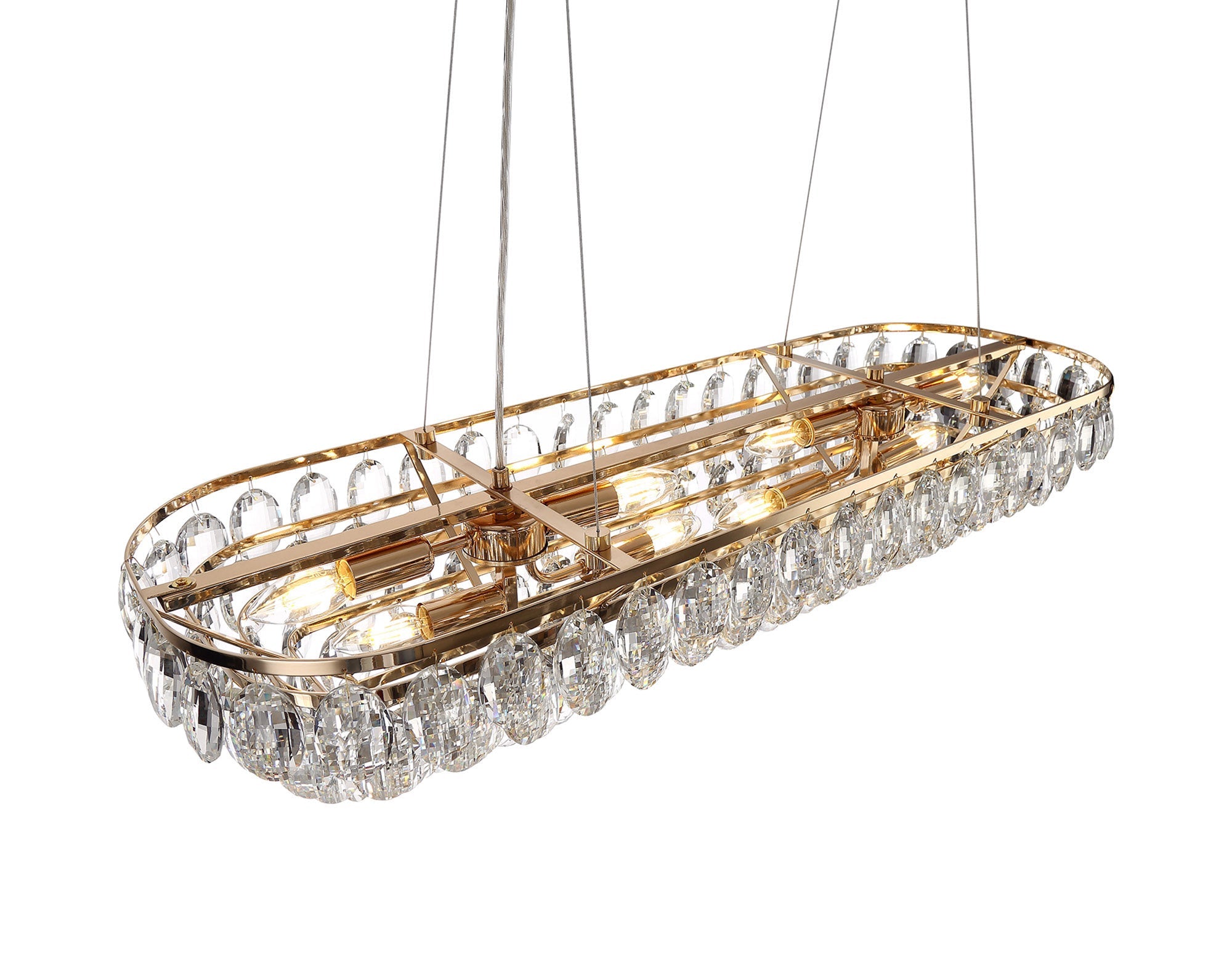 Diyas - Coniston Small Linear Pendant - Luminosity Designs Ltd