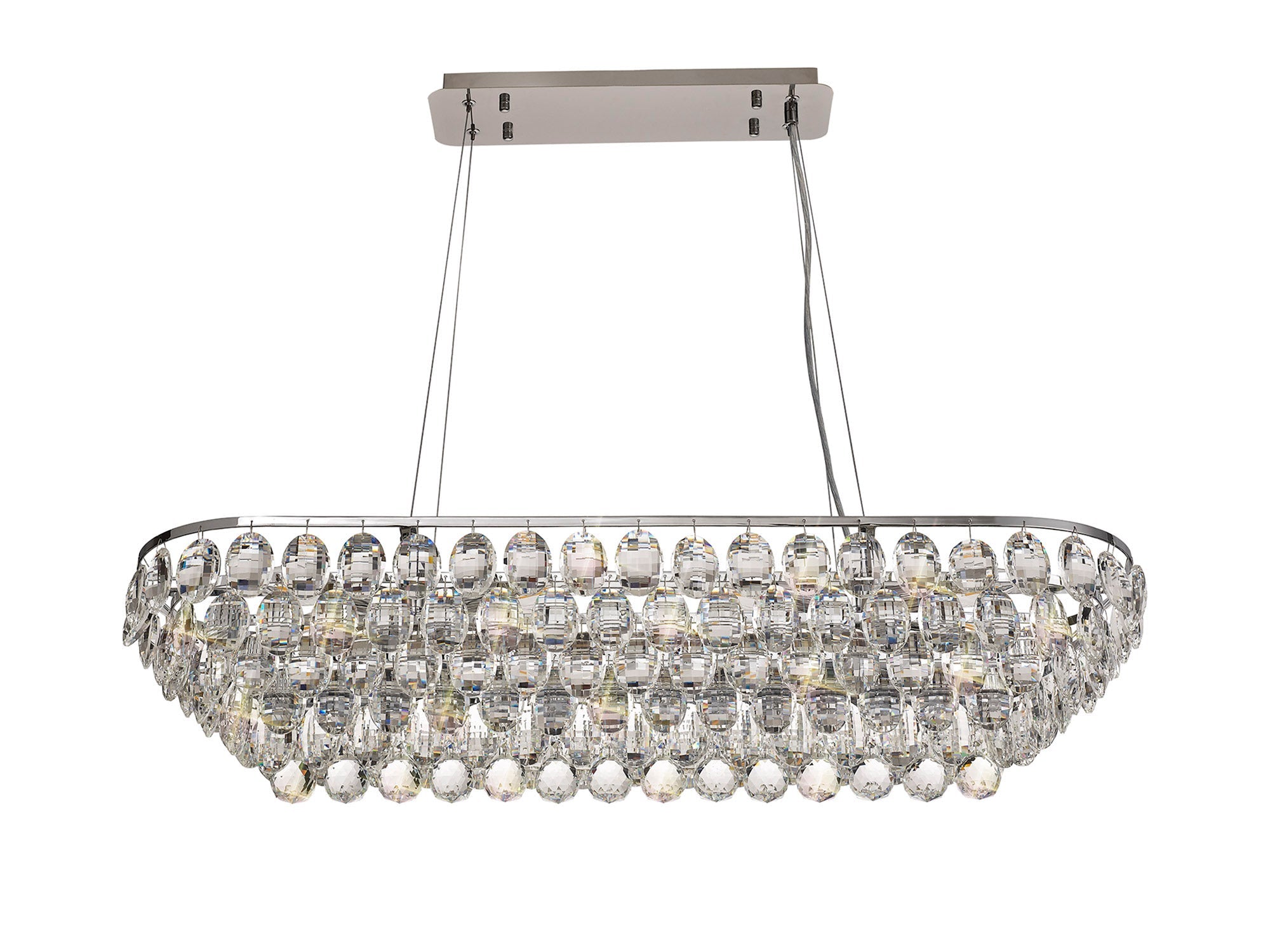 Diyas - Coniston Small Linear Pendant - Luminosity Designs Ltd