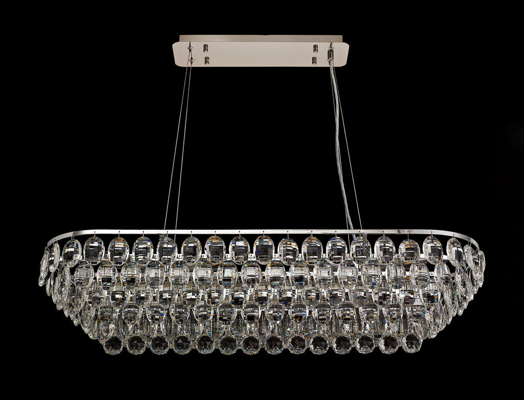 Diyas - Coniston Small Linear Pendant - Luminosity Designs Ltd