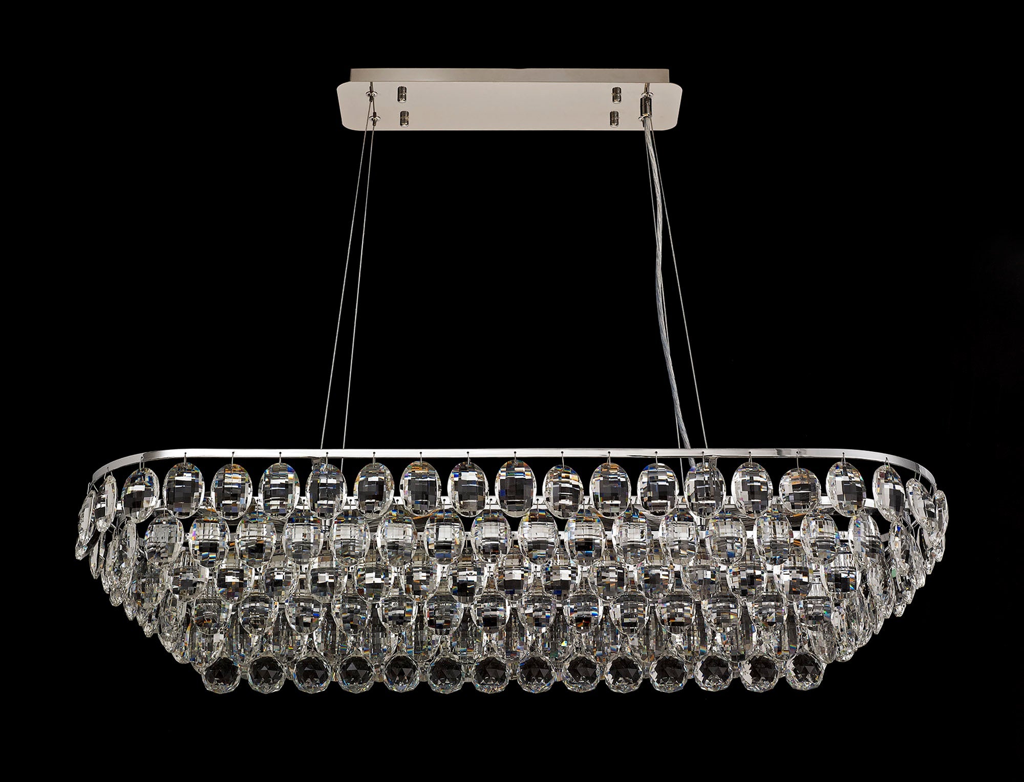 Diyas - Coniston Small Linear Pendant - Luminosity Designs Ltd
