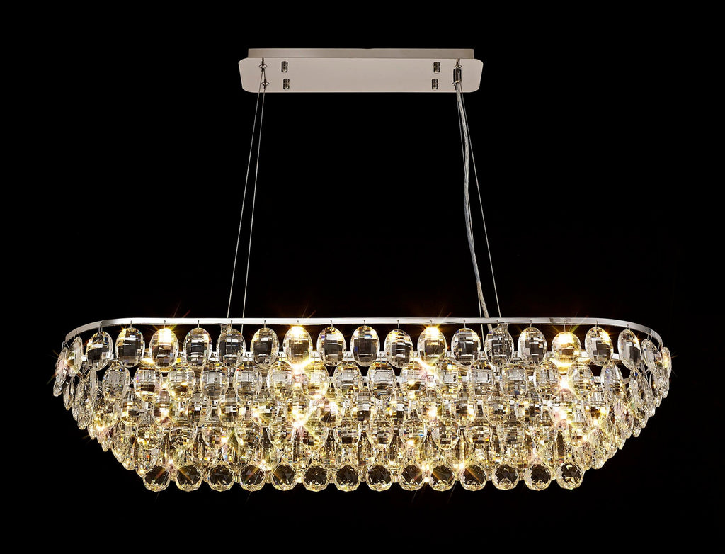 Diyas - Coniston Small Linear Pendant - Luminosity Designs Ltd