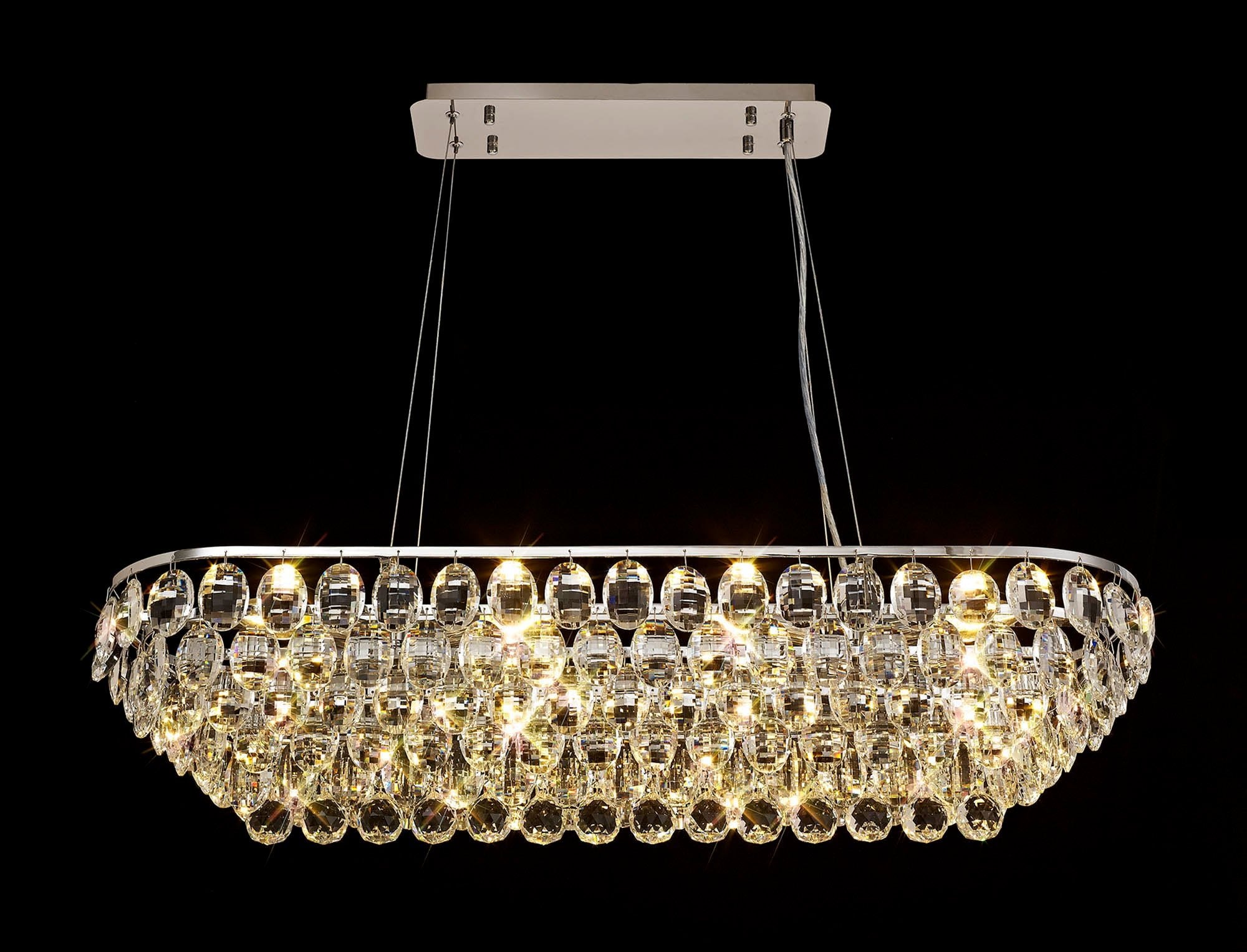 Diyas - Coniston Small Linear Pendant - Luminosity Designs Ltd