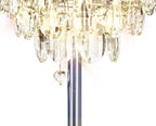 Diyas - Coniston Table Lamp with Faceted Crystal Droplets in a Morroccan Style - Luminosity Designs Ltd