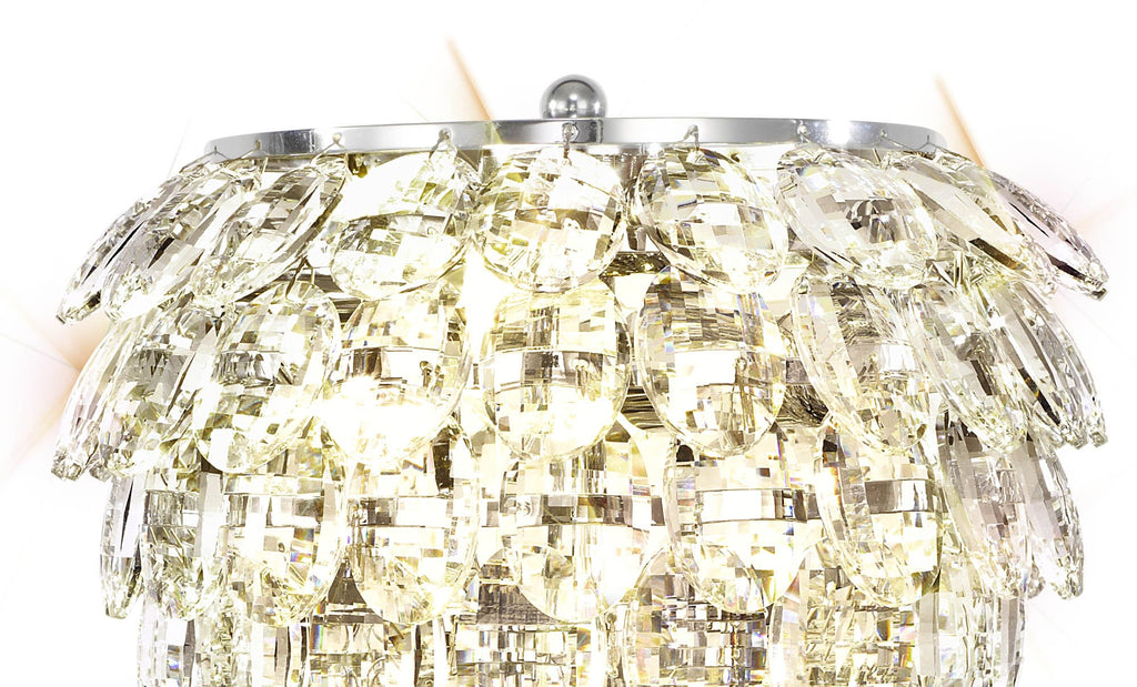 Diyas - Coniston Table Lamp with Faceted Crystal Droplets in a Morroccan Style - Luminosity Designs Ltd