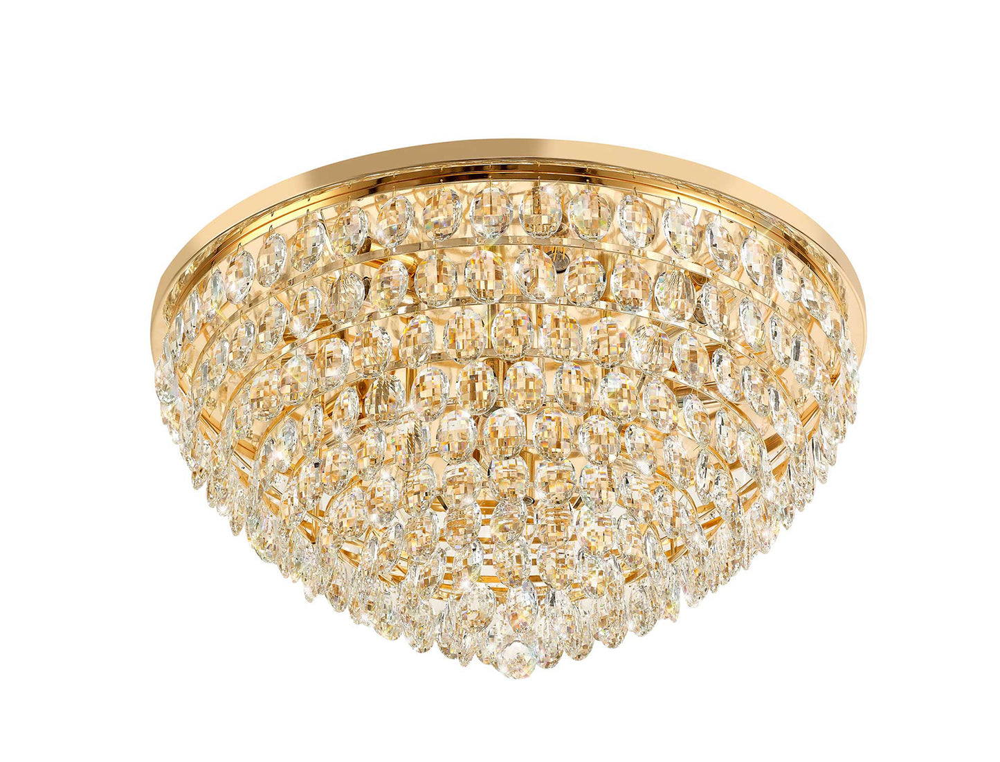 Coniston Large Flush Ceiling Light