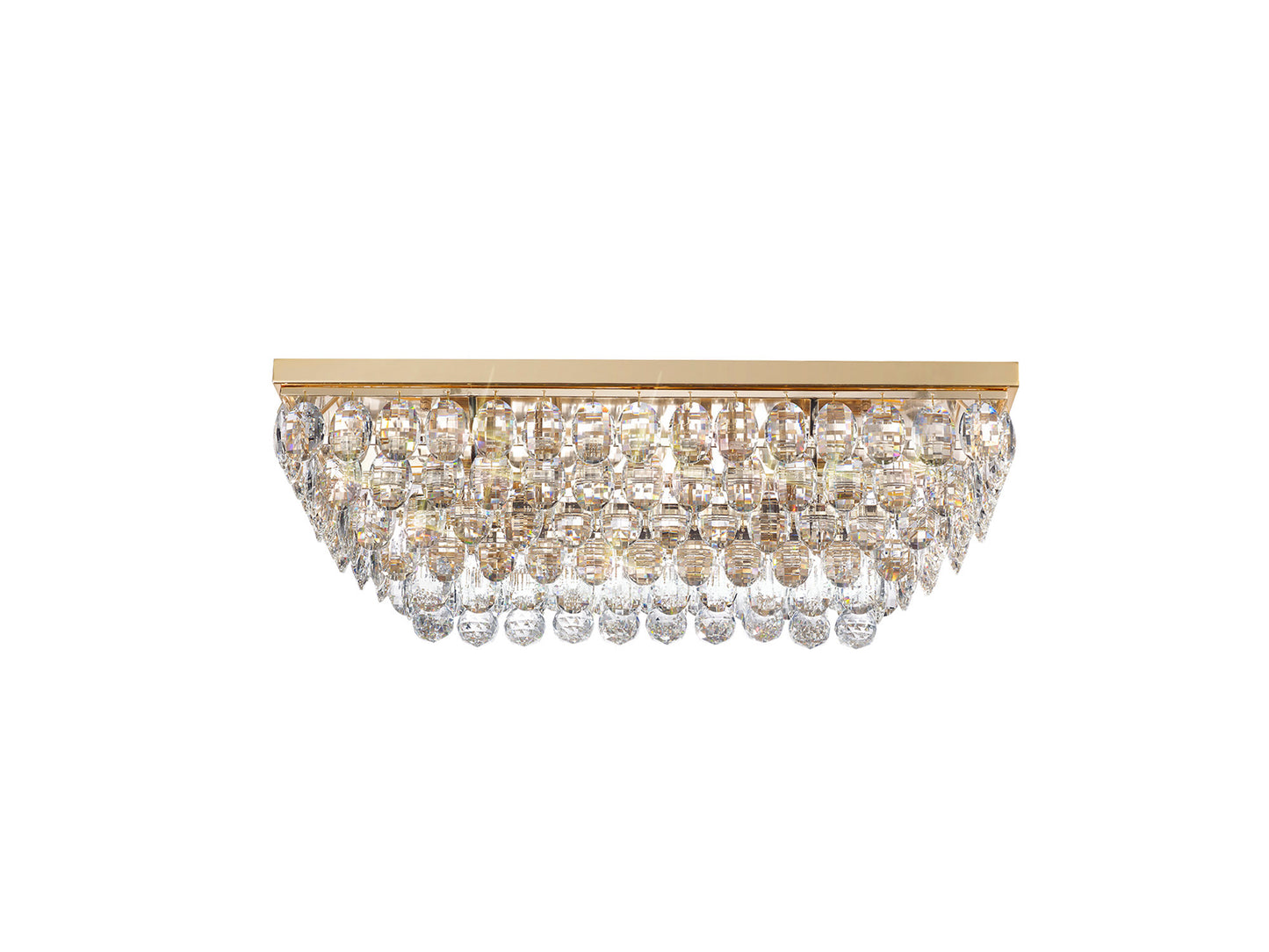 Coniston Small Linear Flush Ceiling Light