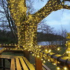 Connect Pro - Connect Go - Outdoor Domestic LED Fairy Lights, Connectable, Dark Green Cable - Luminosity Designs Ltd
