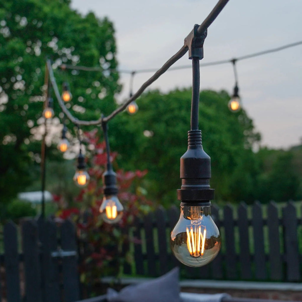 Connect Pro - Connectable Commercial Outdoor LONG DROP FESTOON Belt - Luminosity Designs Ltd