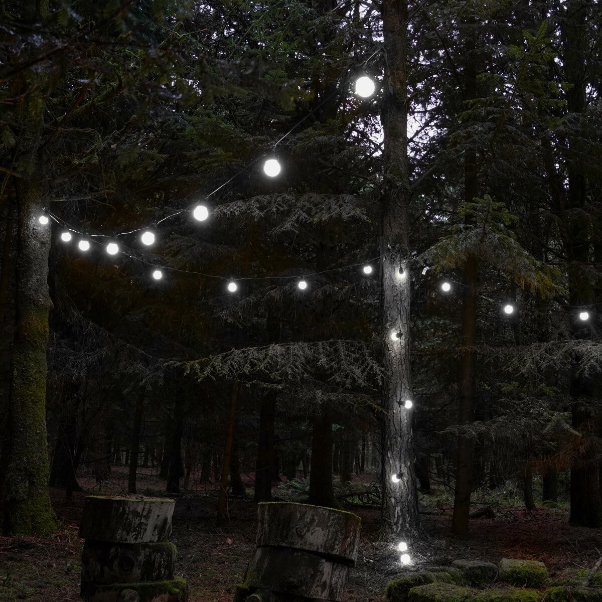 Connect Pro - Connectable Outdoor Festoon Lighting - Luminosity Designs Ltd