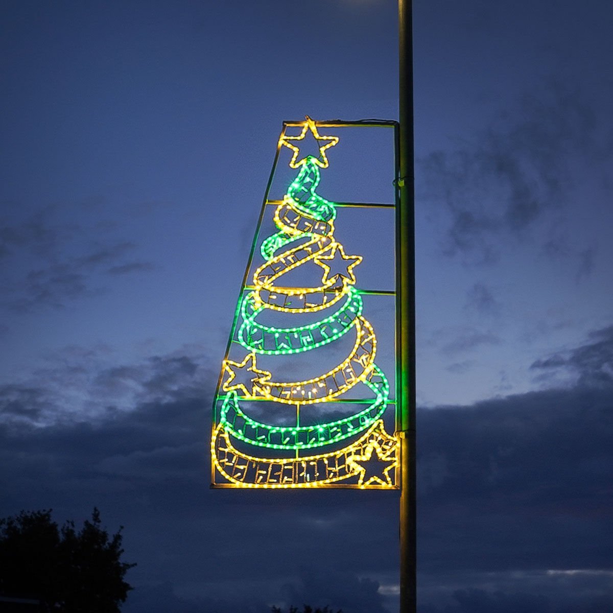 Connect Pro - Connectable Professional Grade Outdoor Christmas Tree Lampost Motif - Luminosity Designs Ltd