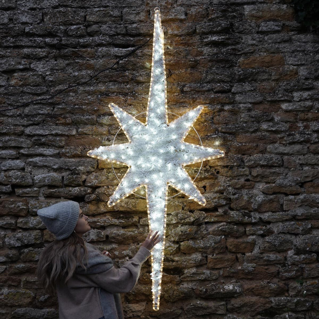 Connect Pro - ConnectPro® 2m Aluminium Outdoor Christmas North Star - Luminosity Designs Ltd
