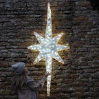 Connect Pro - ConnectPro® 2m Aluminium Outdoor Christmas North Star - Luminosity Designs Ltd