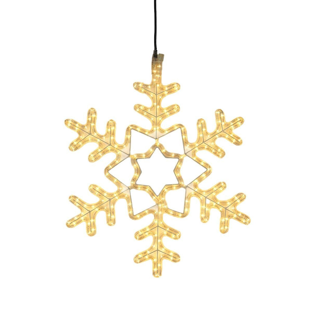 Connect Pro - ConnectPro® 63cm Outdoor Rope Light Snowflake Christmas Silhouette, Connectable - Luminosity Designs Ltd