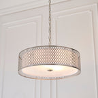 Endon - Cordero Ceiling Pendant Light Fitting with Shade, Diffuser and Metal Honeycomb Trim - Luminosity Designs Ltd