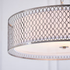 Endon - Cordero Ceiling Pendant Light Fitting with Shade, Diffuser and Metal Honeycomb Trim - Luminosity Designs Ltd
