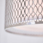 Endon - Cordero Ceiling Pendant Light Fitting with Shade, Diffuser and Metal Honeycomb Trim - Luminosity Designs Ltd