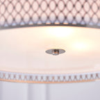 Endon - Cordero Ceiling Pendant Light Fitting with Shade, Diffuser and Metal Honeycomb Trim - Luminosity Designs Ltd