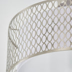 Endon - Cordero Semi Flush Ceiling Fitting with Shade, Diffuser and Metal Honeycomb Trim - Luminosity Designs Ltd