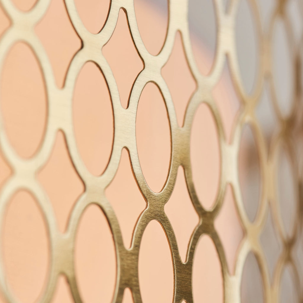 Endon - Cordero Semi Flush Ceiling Fitting with Shade, Diffuser and Metal Honeycomb Trim - Luminosity Designs Ltd