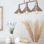 Luminosity Designs - Corinthias Over Table Light Aged Metal Finish, 3 Light E27 (LSE 20733) - Luminosity Designs Ltd