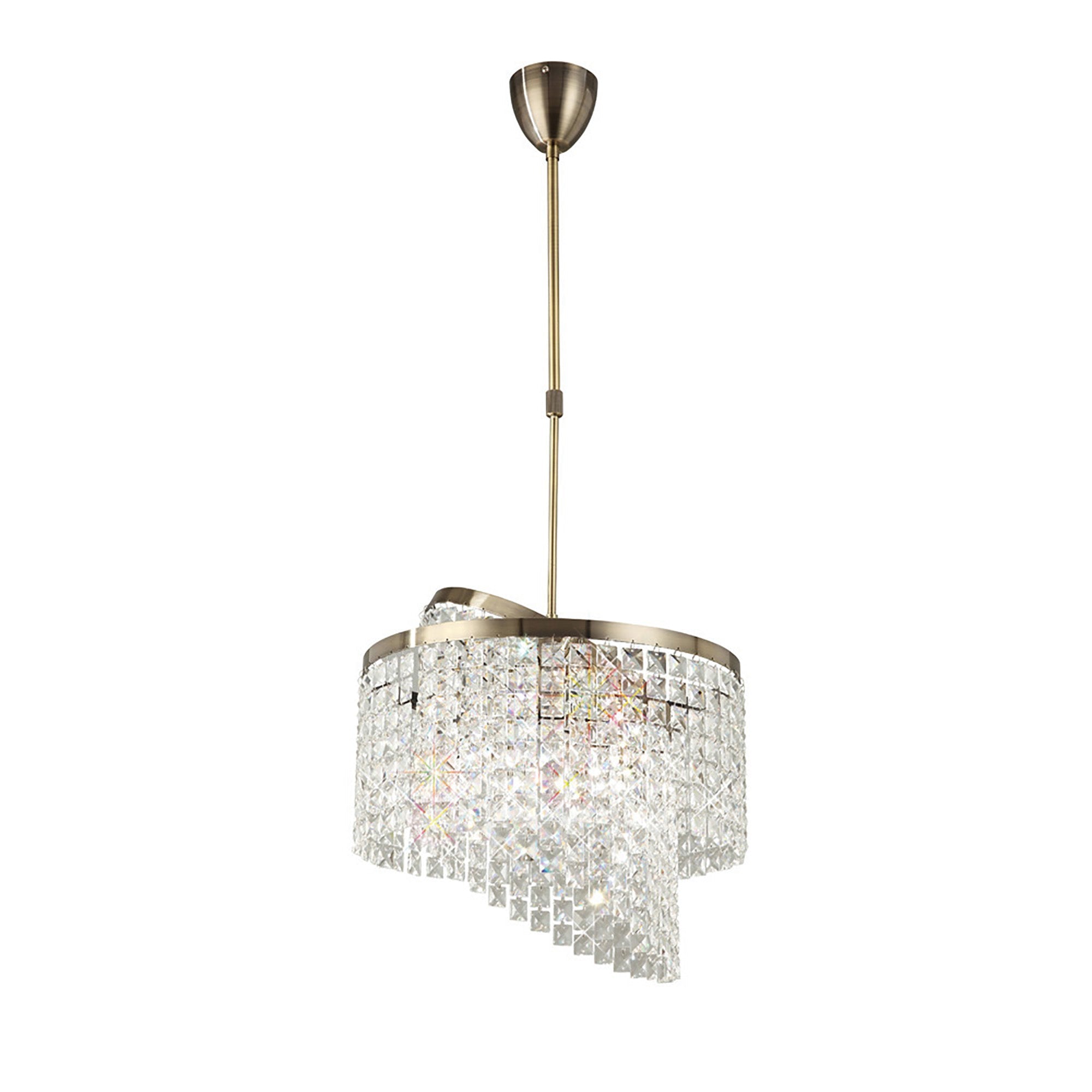 Diyas - Cortina Telescopic Pendant - Luminosity Designs Ltd