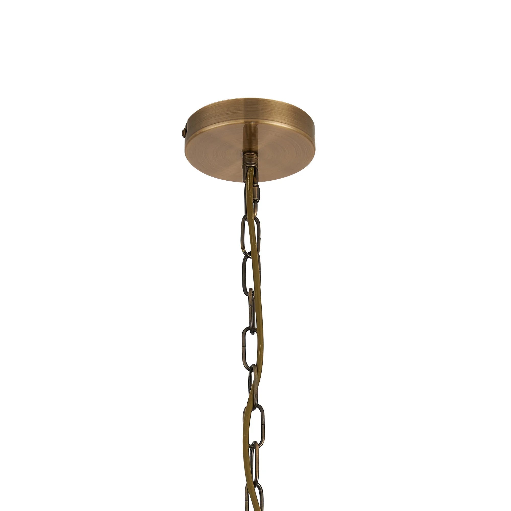 Deco - Cosette 40cm Chandelier Pendant/Semi Flush, 4 Light E14 - Luminosity Designs Ltd