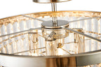 Deco - Cosette 50cm Chandelier Pendant/Semi Flush, 5 Light E14 - Luminosity Designs Ltd
