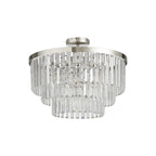 Deco - Cosette 50cm Chandelier Pendant/Semi Flush, 5 Light E14 - Luminosity Designs Ltd