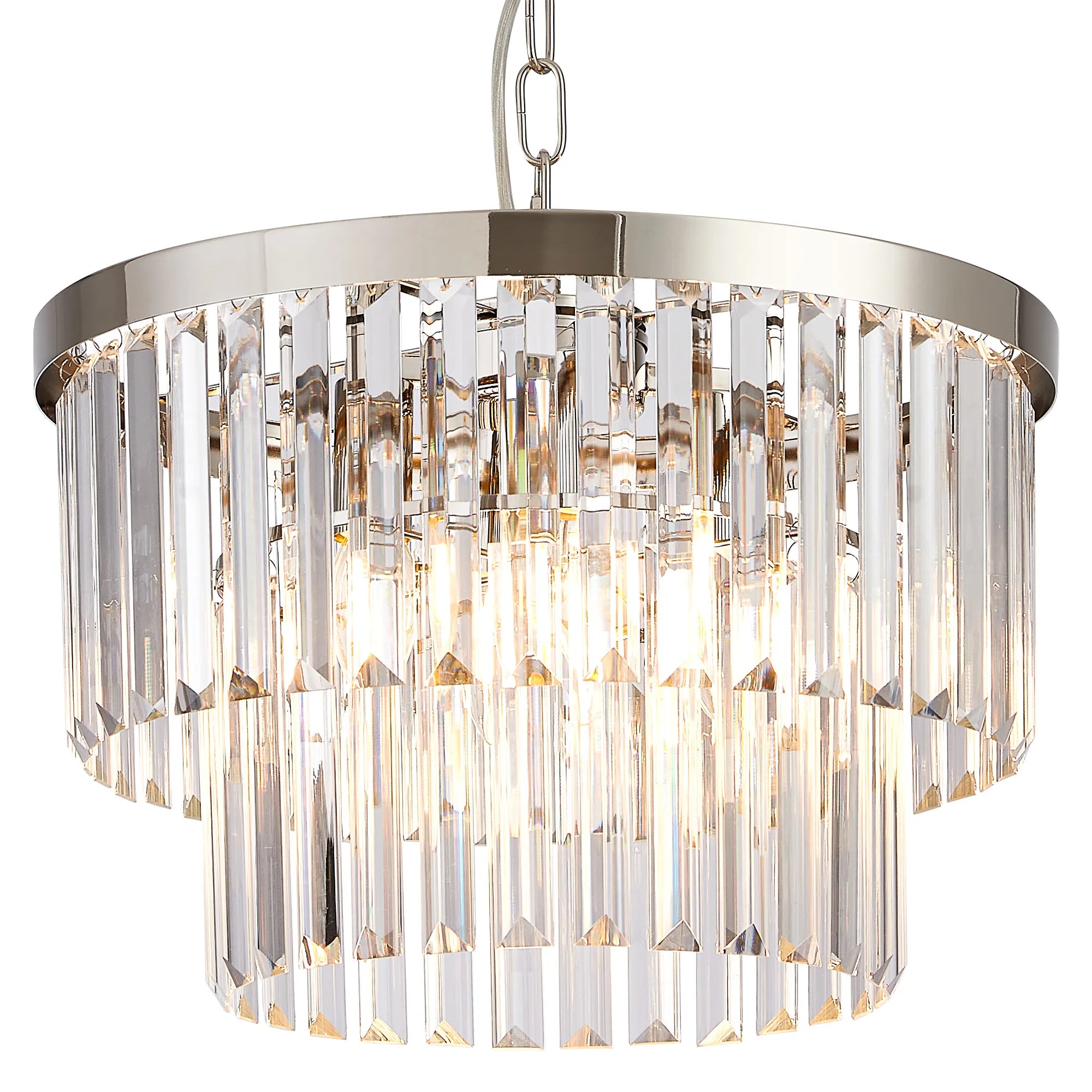 Cosette 40cm Chandelier Pendant/Semi Flush, 4 Light E14