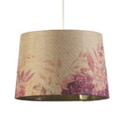 Oaks Lighting - Country Floral Shade With Gold Inner - Luminosity Designs Ltd