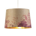 Oaks Lighting - Country Floral Shade With Gold Inner - Luminosity Designs Ltd