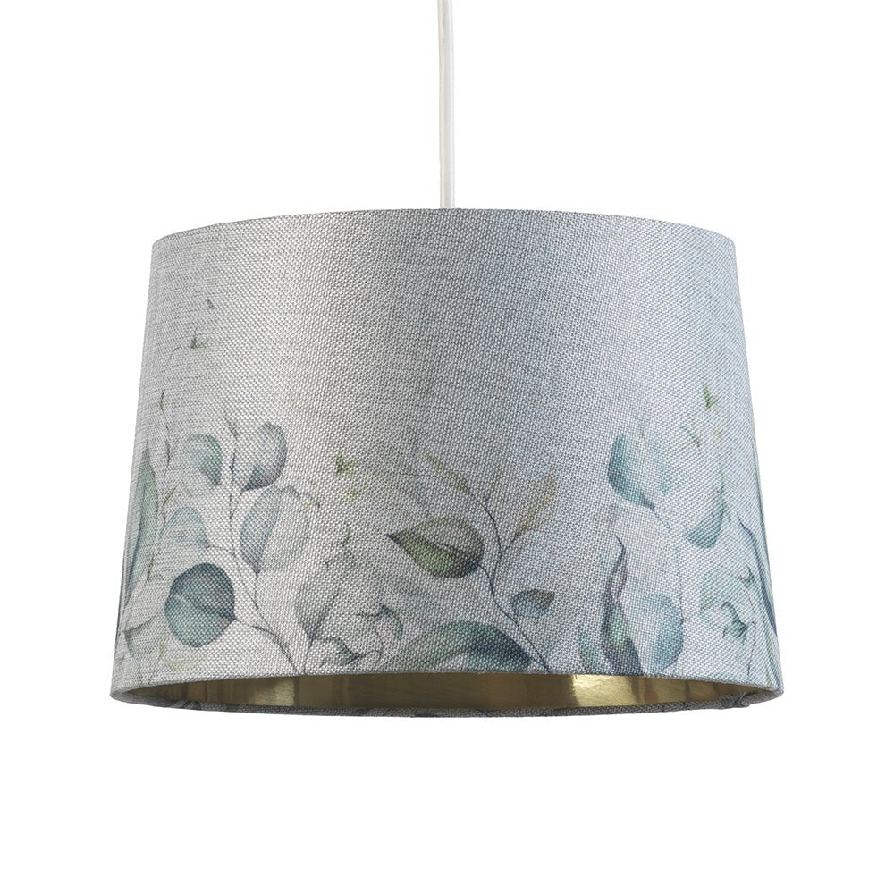 Oaks Lighting - Country Floral Shade With Gold Inner - Luminosity Designs Ltd