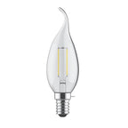 Luxram - Crompton Candle Tip E14, 5W, 3000k, Warm White 2700K, 470lm , 40w Equivalent - Luminosity Designs Ltd