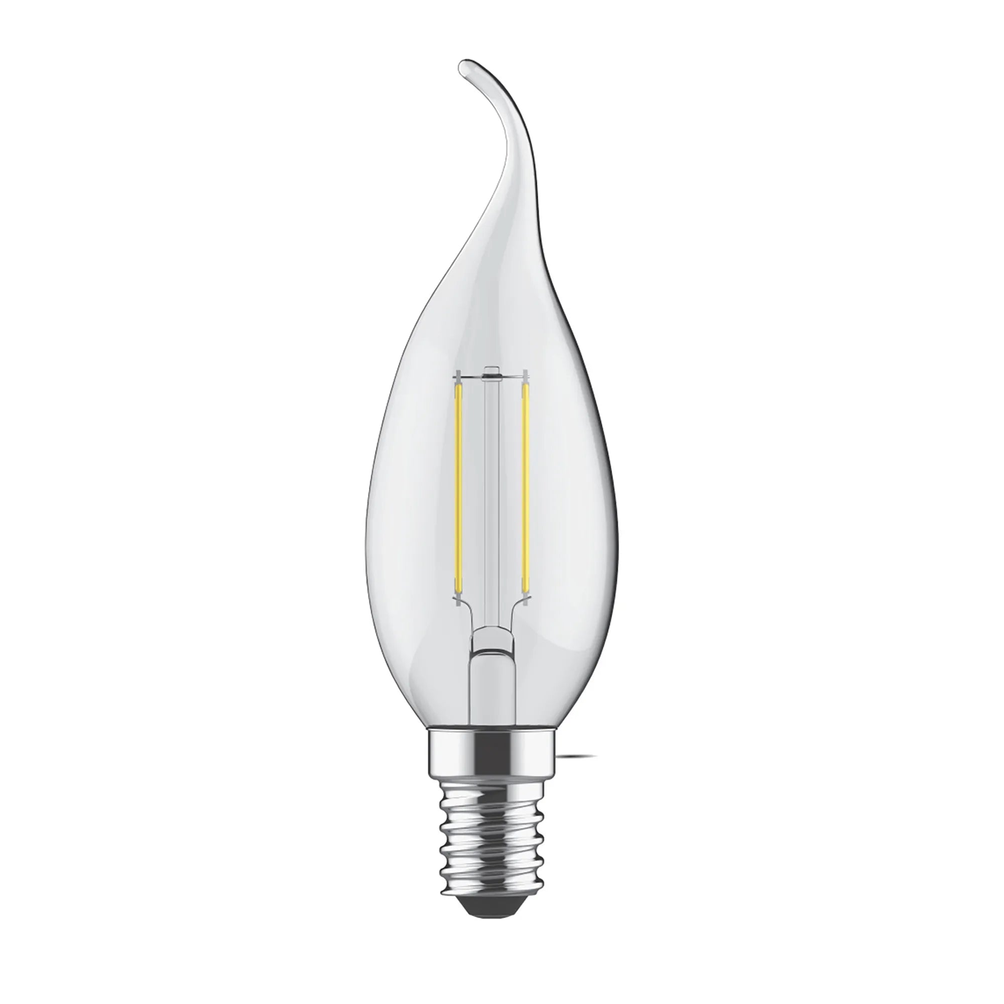 Luxram - Crompton Candle Tip E14, 5W, 3000k, Warm White 2700K, 470lm , 40w Equivalent - Luminosity Designs Ltd