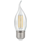 Luxram - Crompton Candle Tip E14, 5W, 3000k, Warm White 2700K, 470lm , 40w Equivalent - Luminosity Designs Ltd