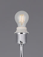 Deco - Crowne Round Curved Base Floor Lamp Without Shade - Luminosity Designs Ltd